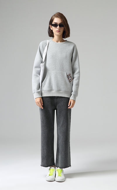 Suéter Suelto con Bordado Primavera - Blusa Cuello Redondo Mujer Otoño - Image 13