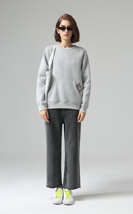 Suéter Suelto con Bordado Primavera - Blusa Cuello Redondo Mujer Otoño - Image 13