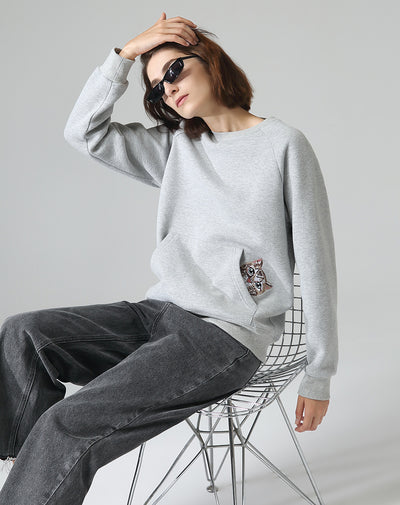 Suéter Suelto con Bordado Primavera - Blusa Cuello Redondo Mujer Otoño - Image 18