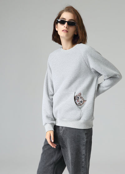 Suéter Suelto con Bordado Primavera - Blusa Cuello Redondo Mujer Otoño - Image 19
