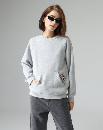 Suéter Suelto con Bordado Primavera - Blusa Cuello Redondo Mujer Otoño - Image 23