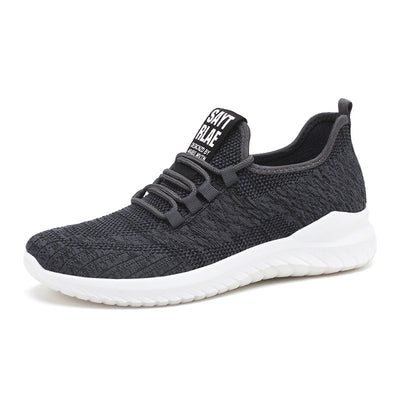 Zapatillas Deportivas Hombre Tejido Volador Estilo Coreano - Tenis Running Transpirables - Image 3