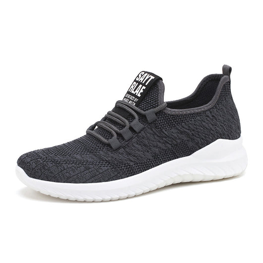 Zapatillas Deportivas Hombre Tejido Volador Estilo Coreano - Tenis Running Transpirables - Image 3