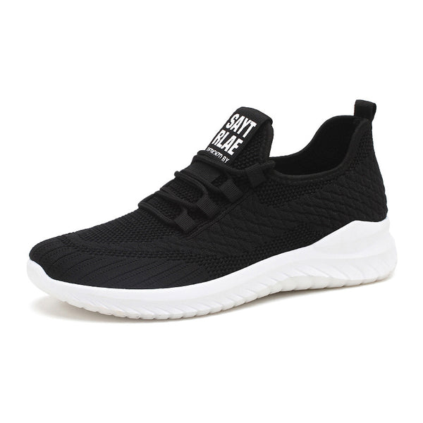 Zapatillas Deportivas Hombre Tejido Volador Estilo Coreano - Tenis Running Transpirables