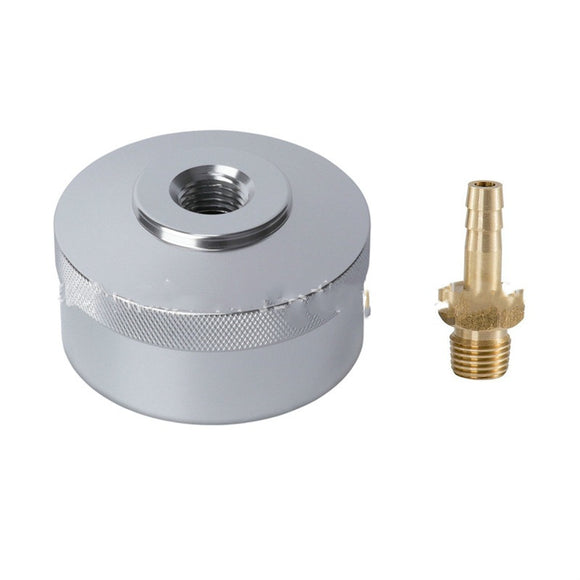 Tapa de Combustible Aluminio Plateado Anti-Corrosión para Modificación de Motor