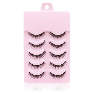 Pestañas Postizas Naturales Cortas Hechas a Mano - Maquillaje Profesional - Image 8