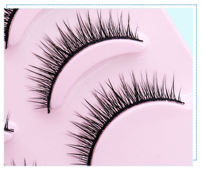 Pestañas Postizas Naturales Cortas Hechas a Mano - Maquillaje Profesional - Image 10