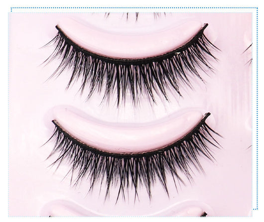 Pestañas Postizas Naturales Cortas Hechas a Mano - Maquillaje Profesional - Image 12