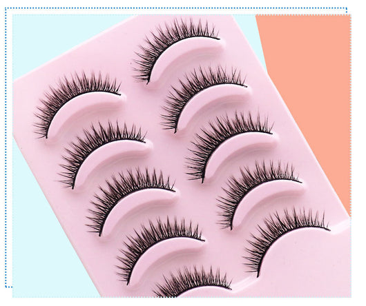 Pestañas Postizas Naturales Cortas Hechas a Mano - Maquillaje Profesional - Image 11