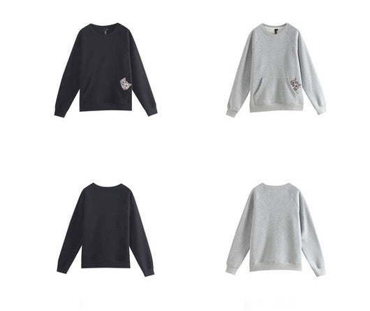 Suéter Suelto con Bordado Primavera - Blusa Cuello Redondo Mujer Otoño - Image 6