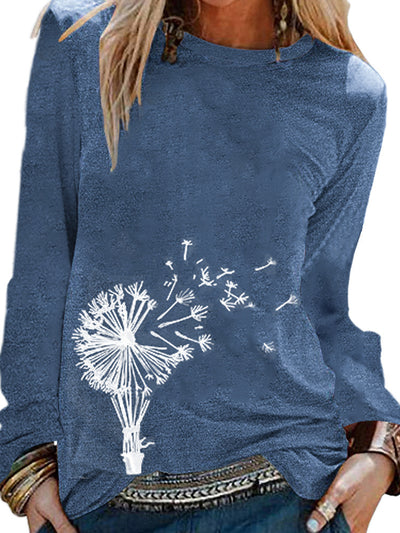 Camiseta Casual Estampado Floral para Mujer - Image 7