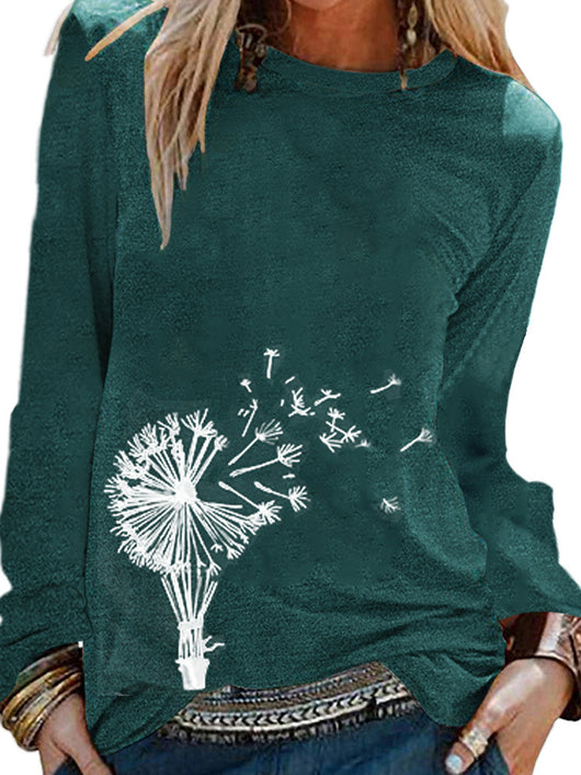Camiseta Casual Estampado Floral para Mujer - Image 10
