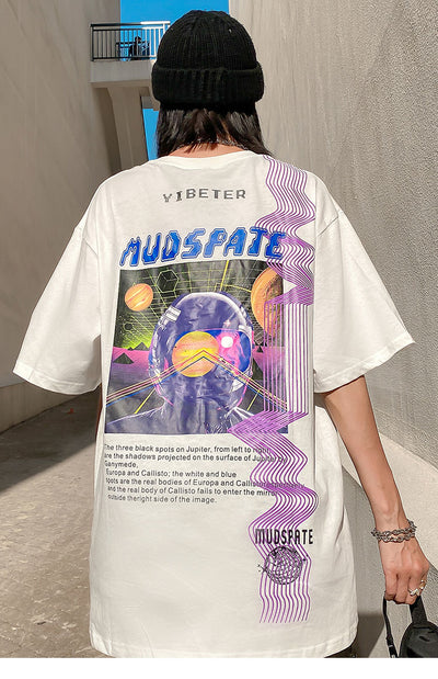 Playera Estampado Cielo Estrellado - Diseño Exploración Casual - Image 13