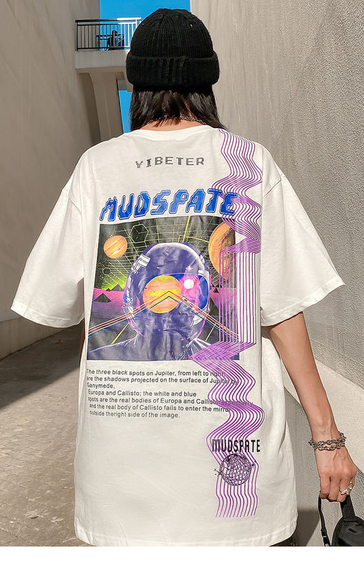 Playera Estampado Cielo Estrellado - Diseño Exploración Casual - Image 13