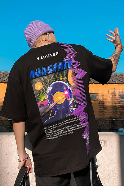 Playera Estampado Cielo Estrellado - Diseño Exploración Casual - Image 17