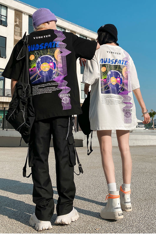 Playera Estampado Cielo Estrellado - Diseño Exploración Casual - Image 6