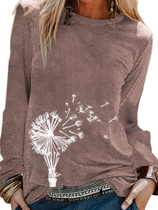 Camiseta Casual Estampado Floral para Mujer - Image 2