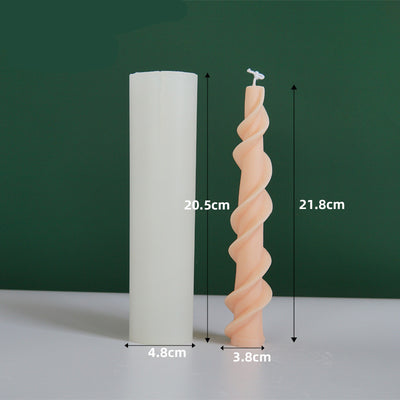 Molde de Silicona Giratorio para Velas de Encaje con Textura - Image 10