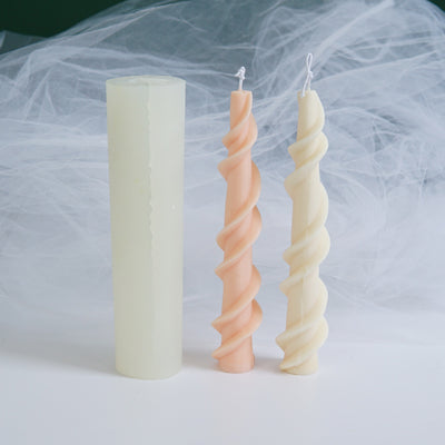 Molde de Silicona Giratorio para Velas de Encaje con Textura - Image 4