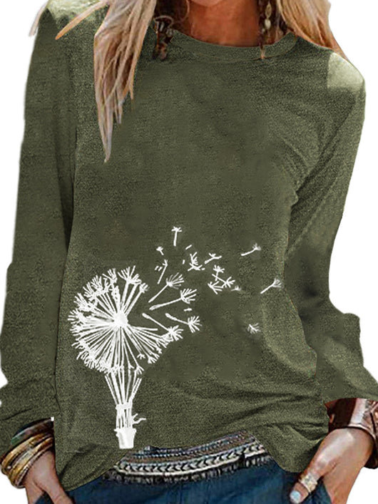 Camiseta Casual Estampado Floral para Mujer - Image 5