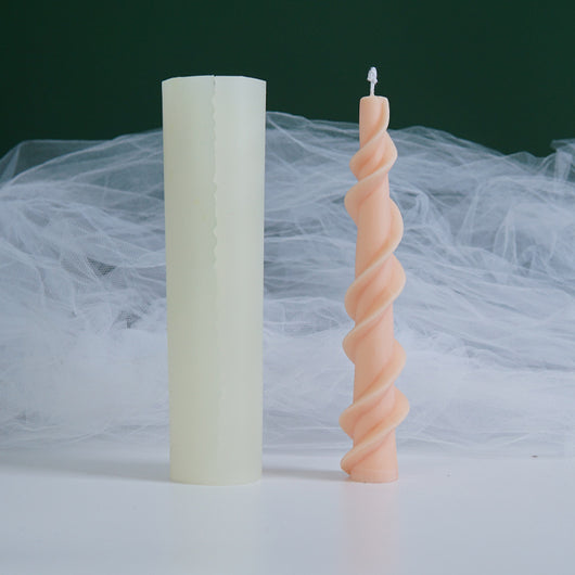 Molde de Silicona Giratorio para Velas de Encaje con Textura - Image 6