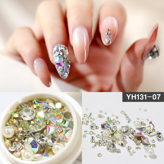 Cristales y Diamantes para Decoración de Uñas - Diseños Variados con Base Plana - Image 12