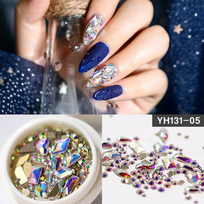 Cristales y Diamantes para Decoración de Uñas - Diseños Variados con Base Plana - Image 8