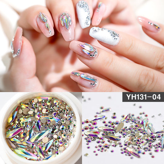 Cristales y Diamantes para Decoración de Uñas - Diseños Variados con Base Plana - Image 5