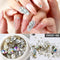 Cristales y Diamantes para Decoración de Uñas - Diseños Variados con Base Plana