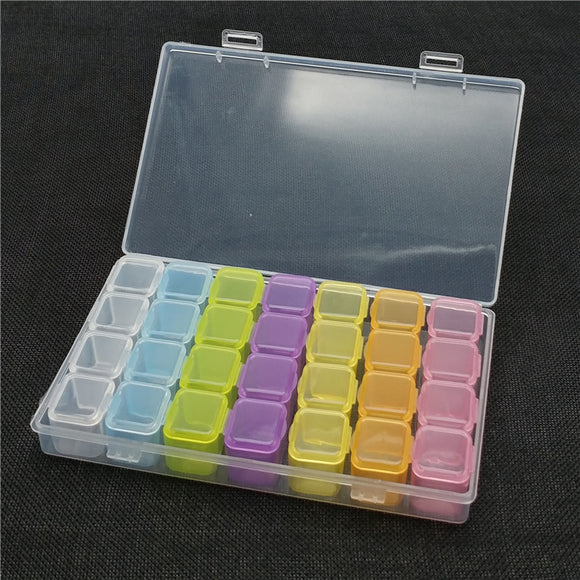 Organizador de Joyas con 28 Compartimentos - Caja de Almacenamiento Premium