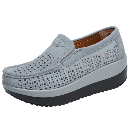 Zapatos Deportivos Respirable con Perforaciones - Talla Grande Comfort