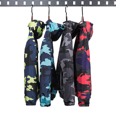 Chaqueta Camuflaje Hombre con Capucha y Cremallera Luminosa - Abrigo Casual de Primavera - Image 22
