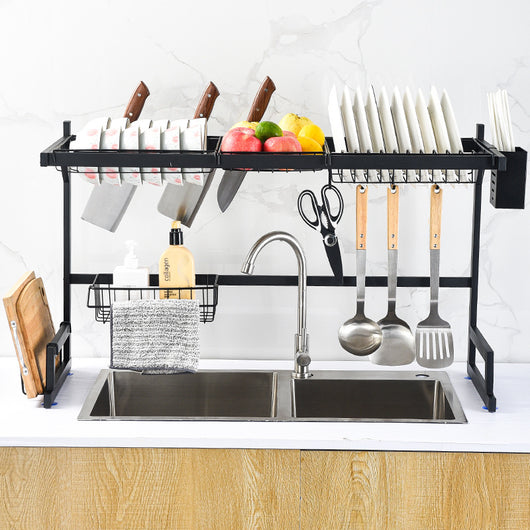 Escurridor de Acero Inoxidable para Fregadero con Organizador de Platos y Cubiertos - Image 7