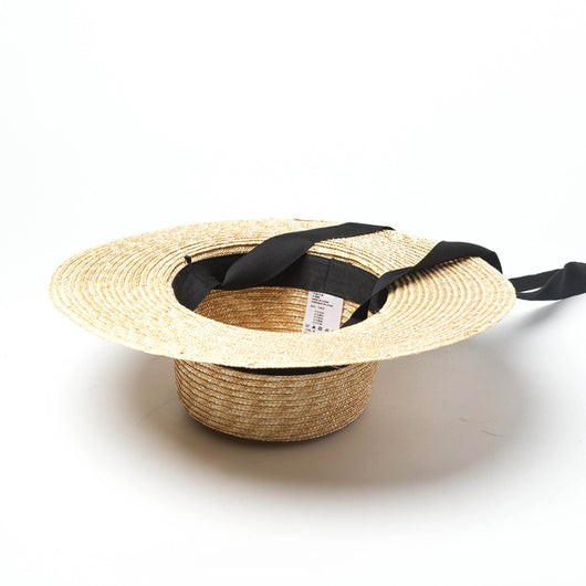 Sombrero de Paja Tejido a Mano para Playa y Ocio - Image 9