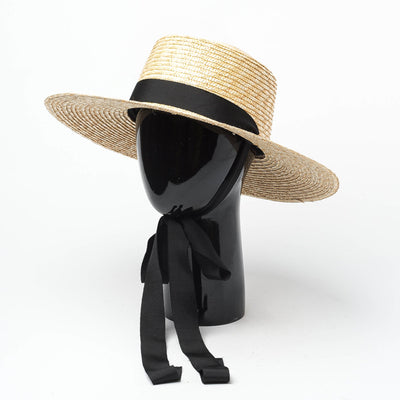 Sombrero de Paja Tejido a Mano para Playa y Ocio - Image 4