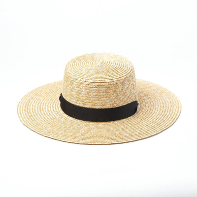 Sombrero de Paja Tejido a Mano para Playa y Ocio - Image 2