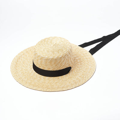 Sombrero de Paja Tejido a Mano para Playa y Ocio - Image 3