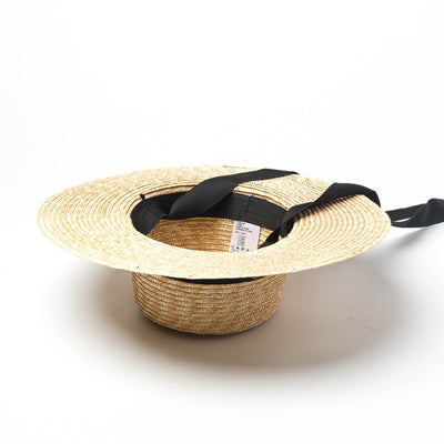 Sombrero de Paja Tejido a Mano para Playa y Ocio - Image 5