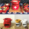 Juego de Fondue Premium en Porcelana para Queso y Chocolate