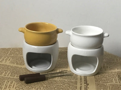 Juego de Fondue Premium en Porcelana para Queso y Chocolate - Image 5