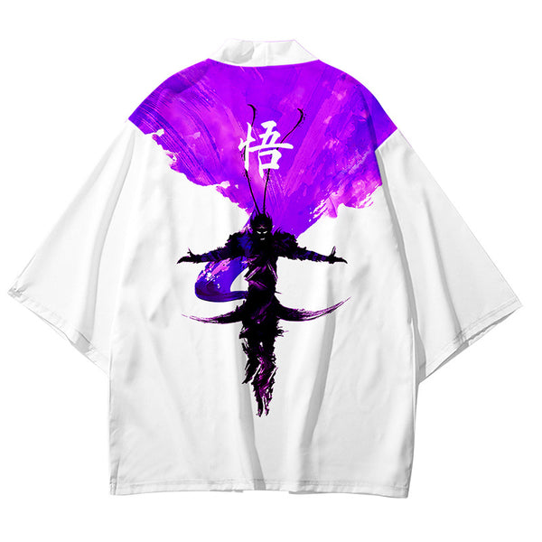 Kimono Unisex Estilo Oriental - Prenda Ligera de Protección Solar para Verano