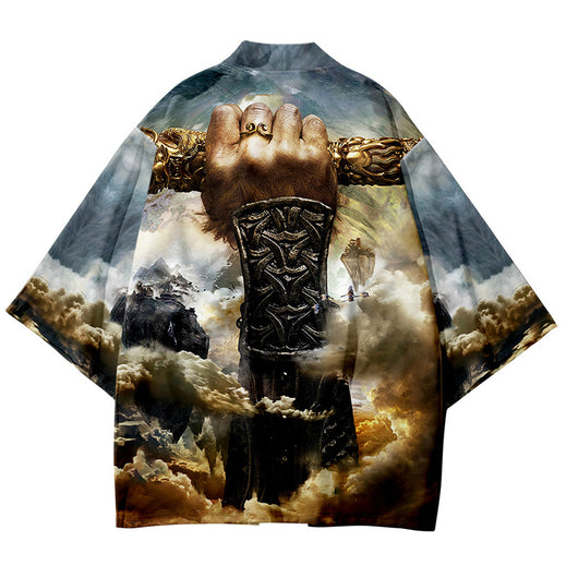 Kimono Unisex Estilo Oriental - Prenda Ligera de Protección Solar para Verano - Image 5