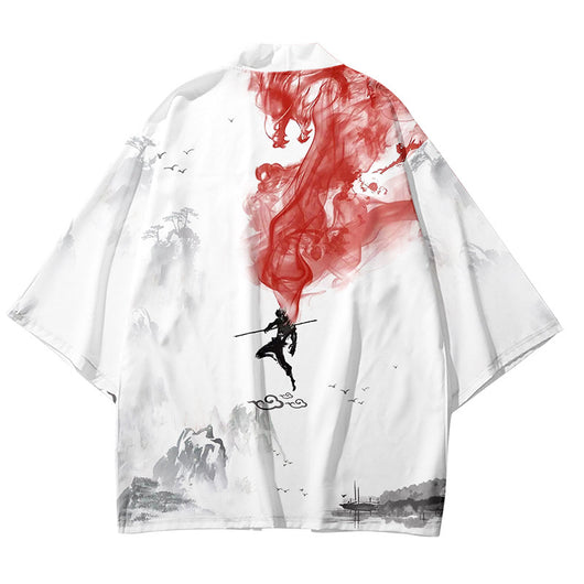 Kimono Unisex Estilo Oriental - Prenda Ligera de Protección Solar para Verano - Image 4