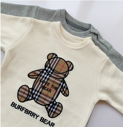 Monos y Mamelcos para Bebés Niños y Niñas - Diseño a Cuadros con Estampado de Ositos - Image 13