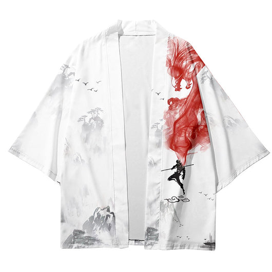 Kimono Unisex Estilo Oriental - Prenda Ligera de Protección Solar para Verano - Image 16