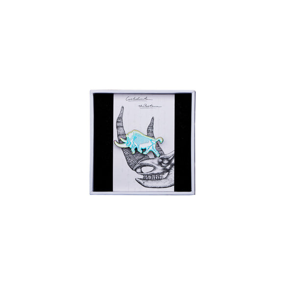 Broche Fósil Streamer Wannian - Diseño Original de Autor