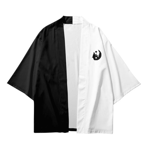 Kimono Veraniego con Estampado Digital de Grúas 3D - Bata Suelta Tipo Cardigan - Image 8