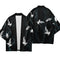 Kimono Veraniego con Estampado Digital de Grúas 3D - Bata Suelta Tipo Cardigan