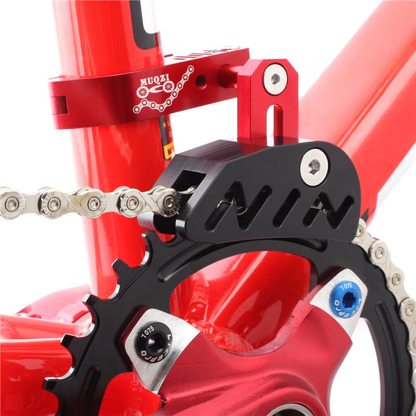 Guía de Cadena MTB con Dientes Positivos y Negativos - Estabilizador de Cadena Frontal