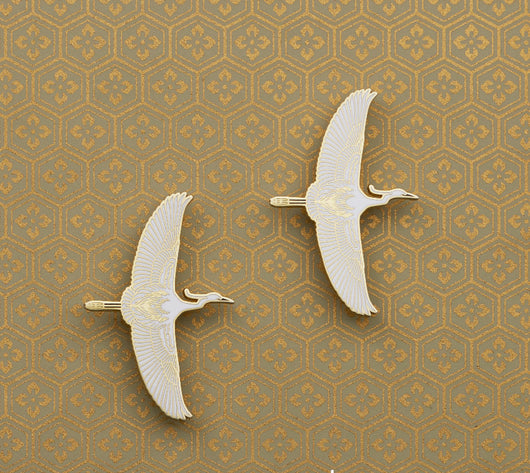 Broche Diseñador Egret Original - Distintivo de Éxito, Educación y Fortuna - Image 2